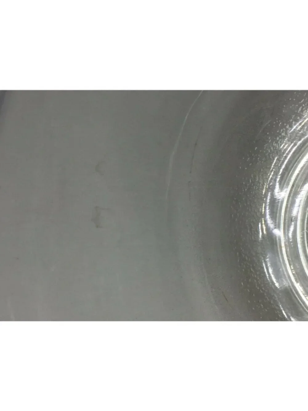 Vtg Pour Spout Small Mixing Bowl Clear Glass 6.5
